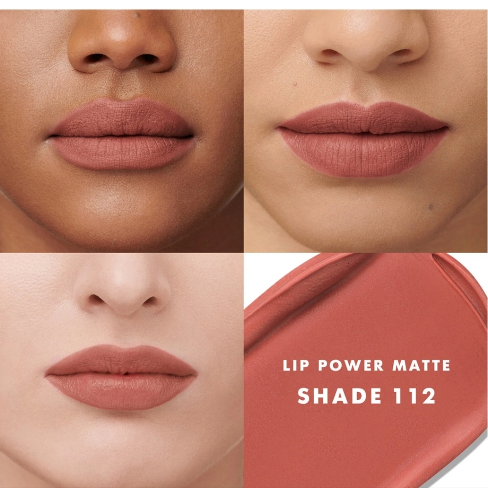 Giorgio Armani Lip Power Matte Long wear Lipstick #112 In Shade Stylish